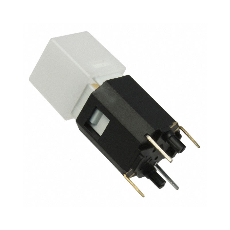 1 pcs : CFPB-1CC-4W9 - SWITCH PUSH SPST-NO 1MA 20V