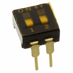 1 pcs : CFS-0200MC - SWITCH SLIDE DIP SPST 0.1A 6V