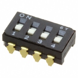 1 pcs : CFS-0402MA - SWITCH SLIDE DIP SPST 0.1A 6V