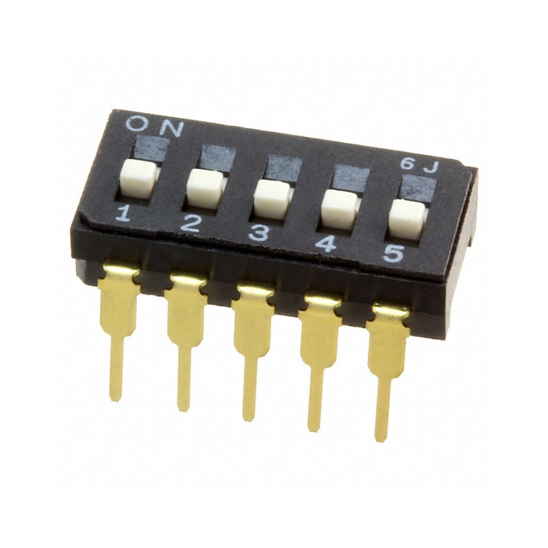 1 pcs : CFS-0502MC - SWITCH SLIDE DIP SPST 0.1A 6V