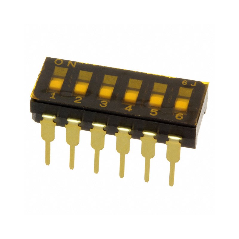 1 pcs : CFS-0600MC - SWITCH SLIDE DIP SPST 0.1A 6V