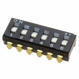 1 pcs : CFS-0601MA - SWITCH SLIDE DIP SPST 0.1A 6V
