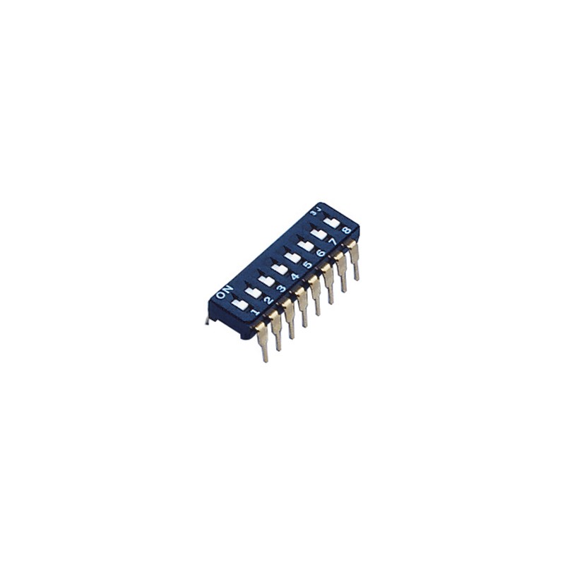 1 pcs : CFS-0801MC - SWITCH SLIDE DIP SPST 0.1A 6V