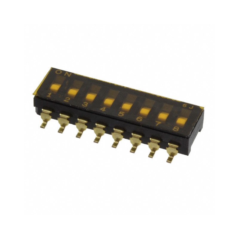 1 pcs : CFS-0803TB - SWITCH SLIDE DIP SPST 0.1A 6V