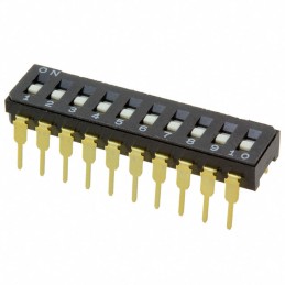 1 pcs : CFS-1001MC - SWITCH SLIDE DIP SPST 0.1A 6V