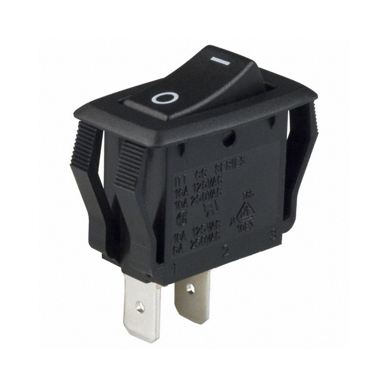 1 pcs : CG102J12S205HQF - SWITCH ROCKER SPST 16A 125V