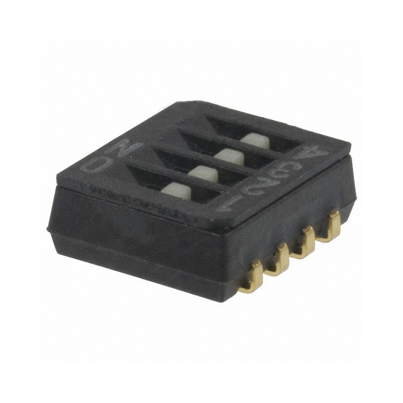 1 pcs : CHS-04TA - SWITCH SLIDE DIP SPST 0.1A 6V