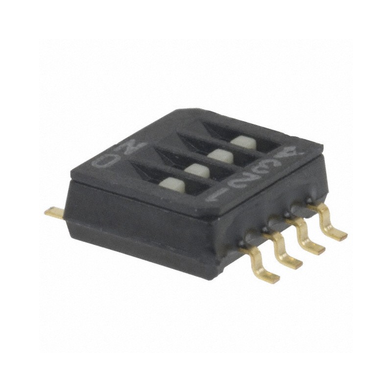 1 pcs : CHS-04TB - SWITCH SLIDE DIP SPST 0.1A 6V
