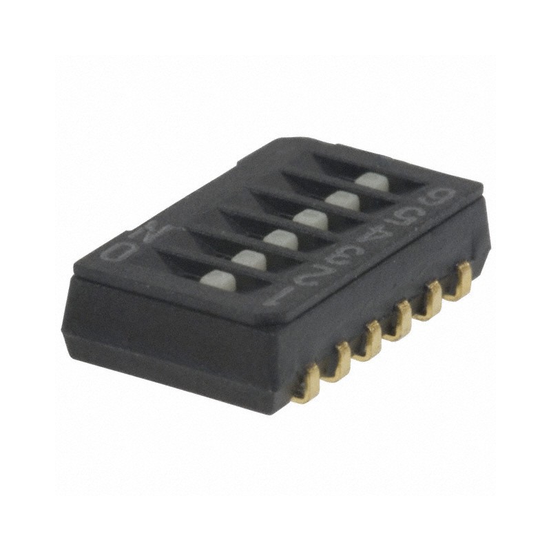 1 pcs : CHS-06TA - SWITCH SLIDE DIP SPST 0.1A 6V