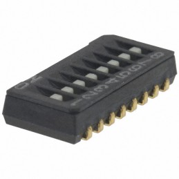 1 pcs : CHS-08TA - SWITCH SLIDE DIP SPST 0.1A 6V
