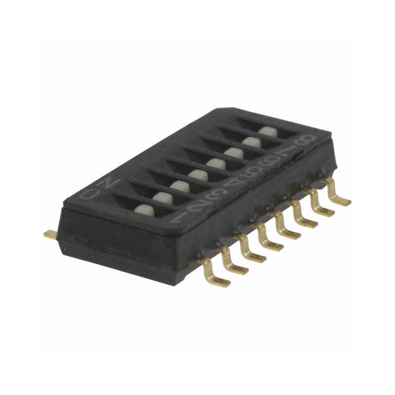 1 pcs : CHS-08TB - SWITCH SLIDE DIP SPST 0.1A 6V