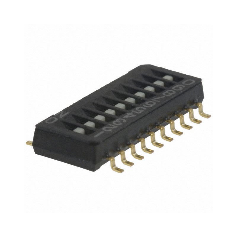 1 pcs : CHS-10TB - SWITCH SLIDE DIP SPST 0.1A 6V