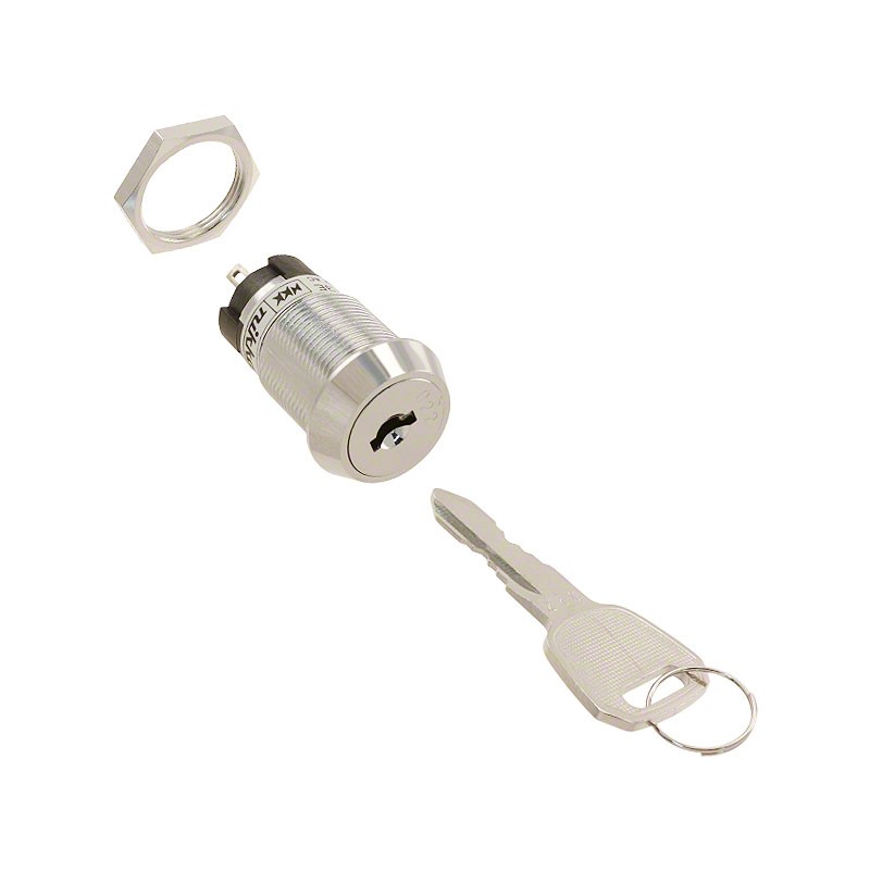 1 pcs : CKL13EFW01 - SWITCH KEYLOCK 3POS SPDT 3A 250V