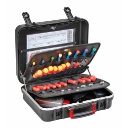 1 pcs - RS PRO 2 drawers Polypropylene Tool Case, 430 x 320 x 190mm