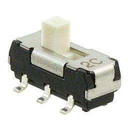 1 pcs : CL-SB-22B-01T - SWITCH SLIDE DPDT 200MA 12V