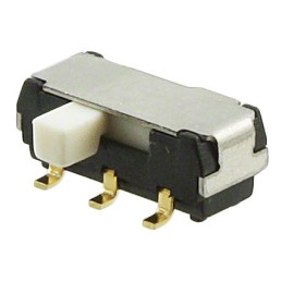 1 pcs : CL-SB-22B-12T - SWITCH SLIDE DPDT 200MA 12V