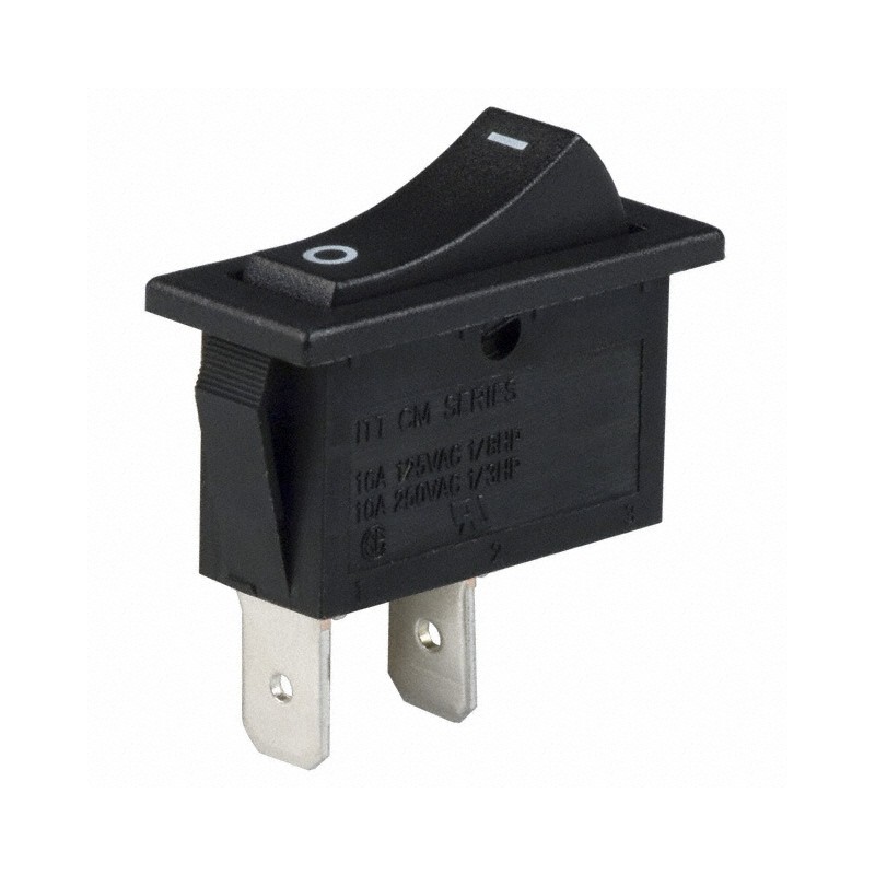 1 pcs : CM102J12S205HQA - SWITCH ROCKER SPST 16A 125V