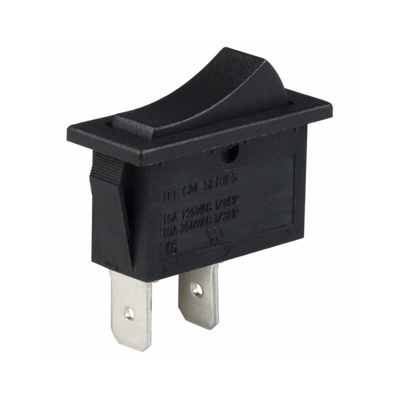 1 pcs : CM102J12S205QA - SWITCH ROCKER SPST 16A 125V