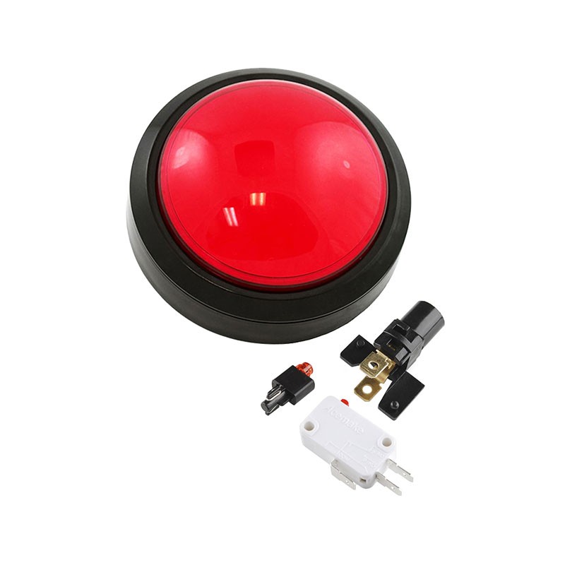 1 pcs : COM-09181 - SWITCH PUSHBUTTON SPDT RED