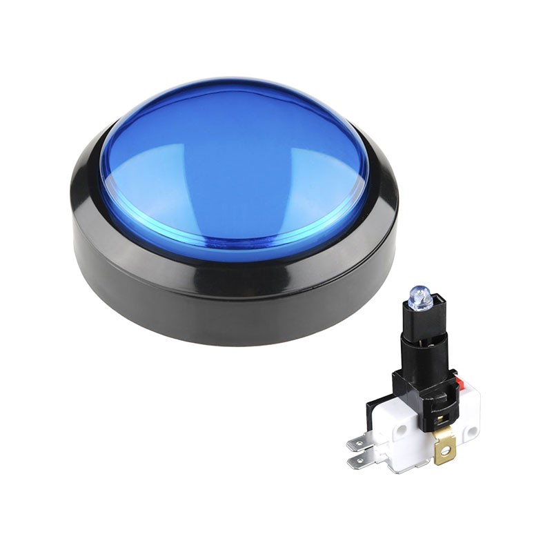 1 pcs : COM-11274 - SWITCH PUSHBUTTON SPDT BLUE