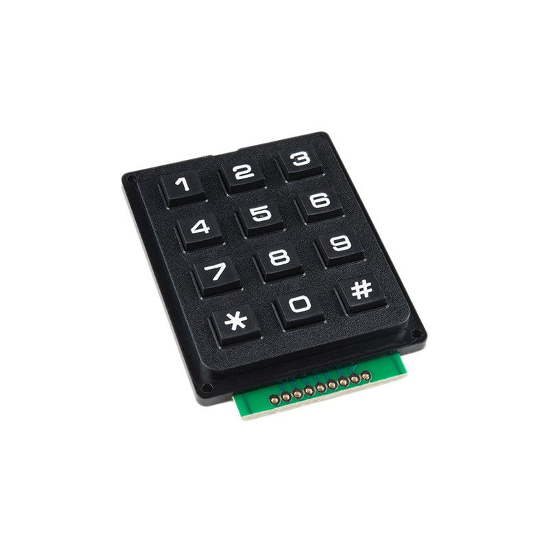 1 pcs : COM-14662 - SWITCH KEYPAD 12KEY NON-ILLUM