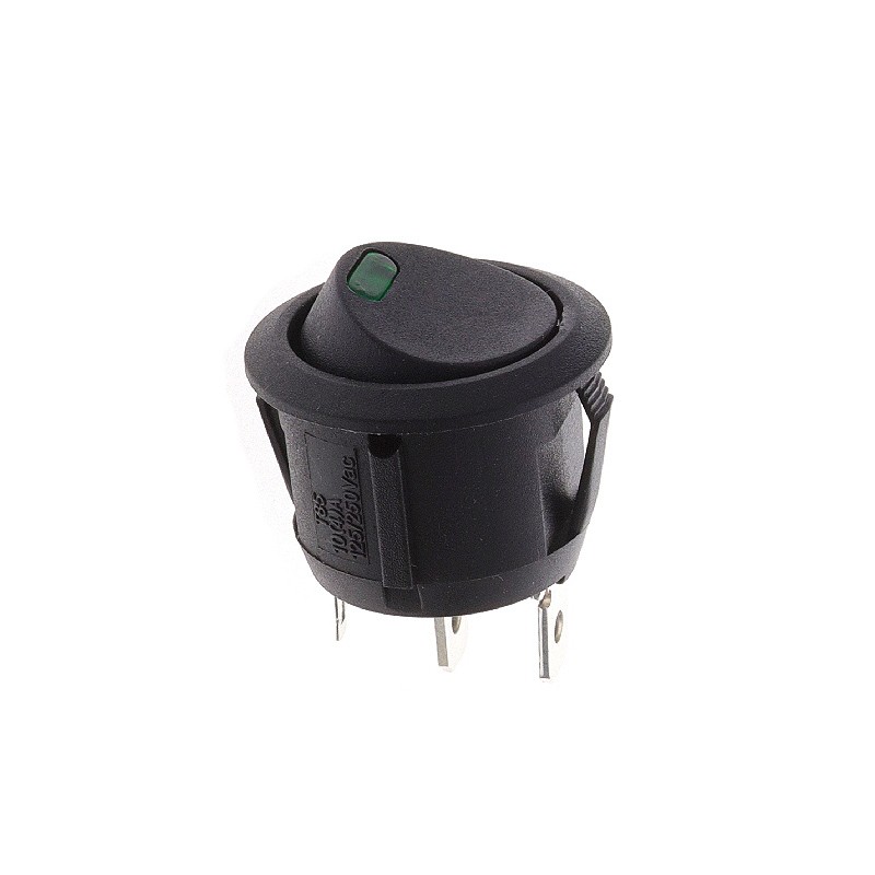 1 pcs : CR102J5GS215QF6 - SWITCH ROCKER SPST 16A 125V