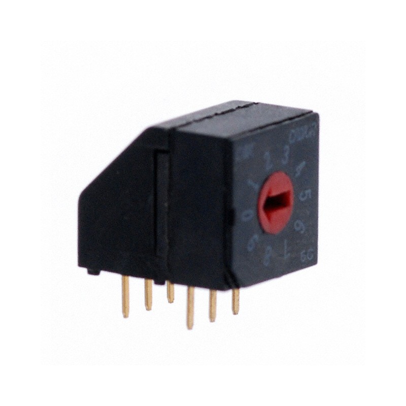 1 pcs : CRD10RM0AB - SWITCH ROTARY DIP BCD 0.4VA 20V