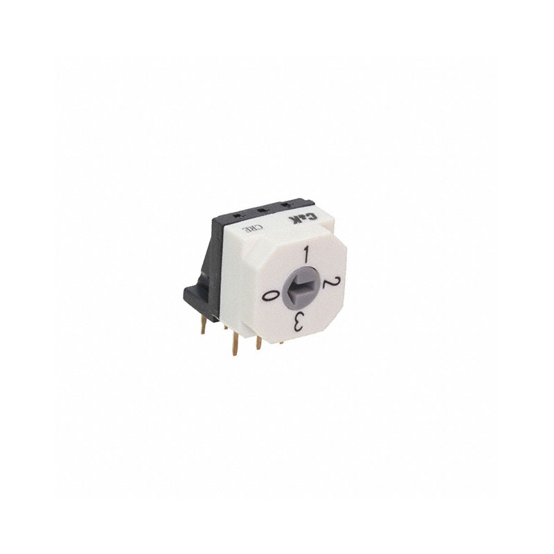 1 pcs : CRE08ROTM0A - SWITCH ROTARY DIP BCD 0.15A 42V