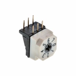 1 pcs : CRE08ROTM1A - SWITCH ROTARY DIP BCD 0.15A 42V
