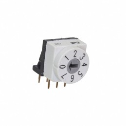 1 pcs : CRE08RRDM0A - SWITCH ROTARY DIP BCD 0.15A 42V