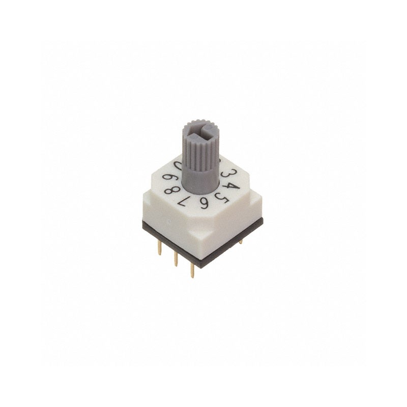 1 pcs : CRE10ROTL0C - SWITCH ROTARY DIP BCD 0.15A 42V