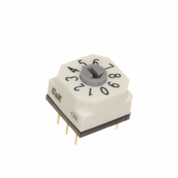 1 pcs : CRE10ROTP0C - SWITCH ROTARY DIP BCD 0.15A 42V