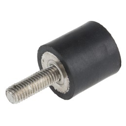 1 Bag of 2 - RS PRO M8 Anti Vibration Mount, Male to Female Bobbin with 37.62kg Compression Load