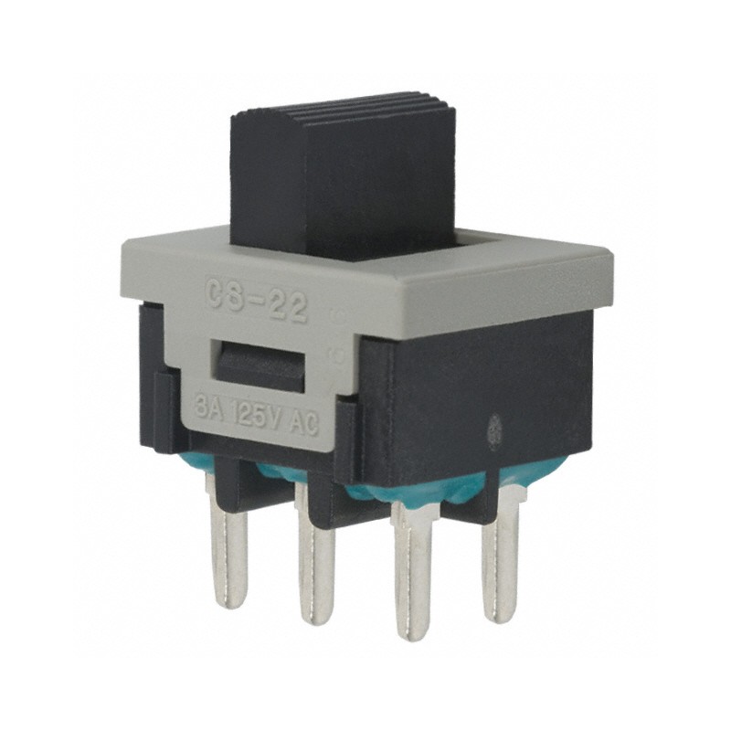 1 pcs : CS22BNW03 - SWITCH SLIDE DPDT 3A 125V
