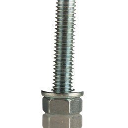 1 Bag of 10 - M6 34mm Bright Zinc Plated Steel Round U-Bolt