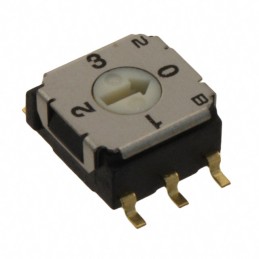 1 pcs : CS-7-14TB - SWITCH ROTARY DIP SP4T 0.1A 5V
