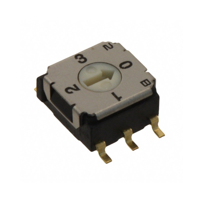 1 pcs : CS-7-14TB - SWITCH ROTARY DIP SP4T 0.1A 5V