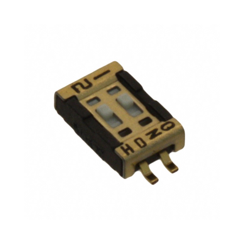 1 pcs : CVS-02TB - SWITCH SLIDE DIP SPST 0.1A 6V