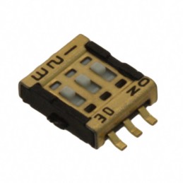 1 pcs : CVS-03TB - SWITCH SLIDE DIP SPST 0.1A 6V