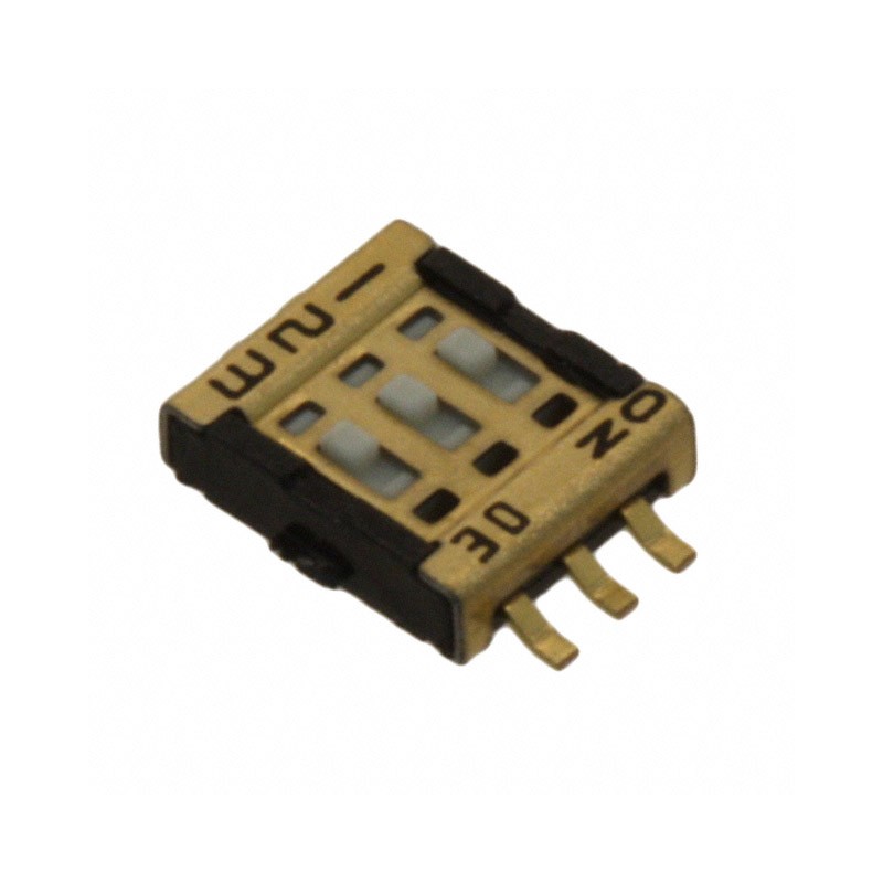 1 pcs : CVS-03TB - SWITCH SLIDE DIP SPST 0.1A 6V