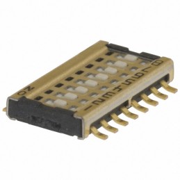 1 pcs : CVS-08TB - SWITCH SLIDE DIP SPST 0.1A 6V