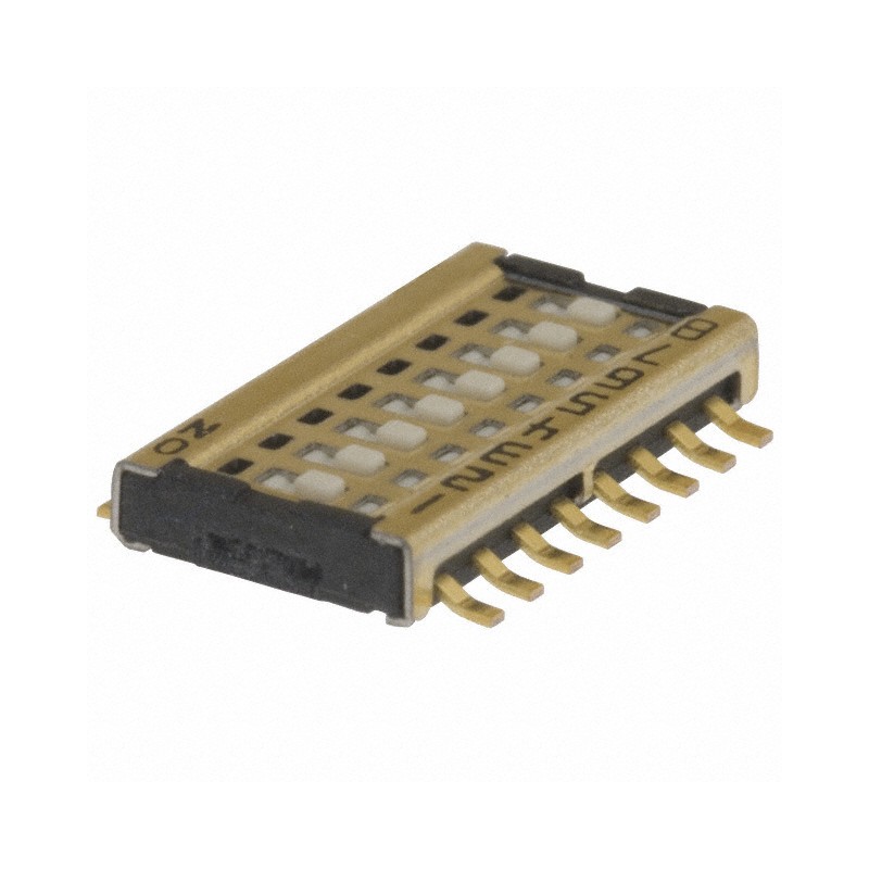 1 pcs : CVS-08TB - SWITCH SLIDE DIP SPST 0.1A 6V