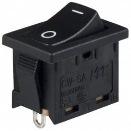 1 pcs : CWSA11AAN1S - SWITCH ROCKER SPST 6A 250V
