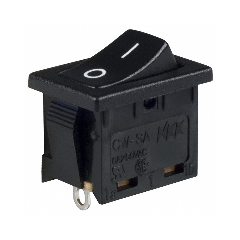 1 pcs : CWSA11AAN2S - SWITCH ROCKER SPST 6A 250V
