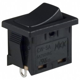 1 pcs : CWSA11AANS - SWITCH ROCKER SPST 6A 250V