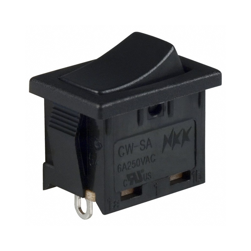 1 pcs : CWSA11AANS - SWITCH ROCKER SPST 6A 250V