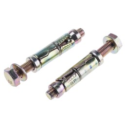 1 Bag of 10 - RS PRO Carbon Steel Shield Anchor Loose Bolt M10 x 60mm, 16mm Fixing Hole