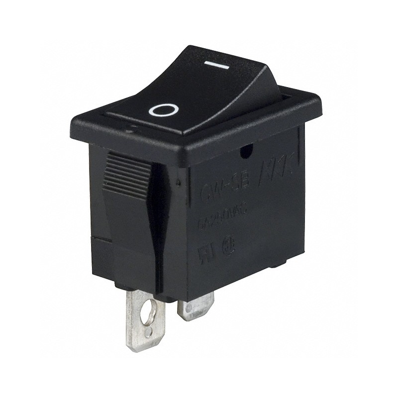1 pcs : CWSB11AA1F - SWITCH ROCKER SPST 6A 250V