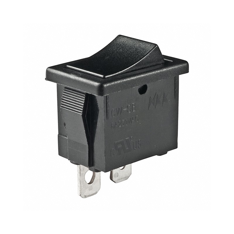 1 pcs : CWSB11AAF - SWITCH ROCKER SPST 6A 250V