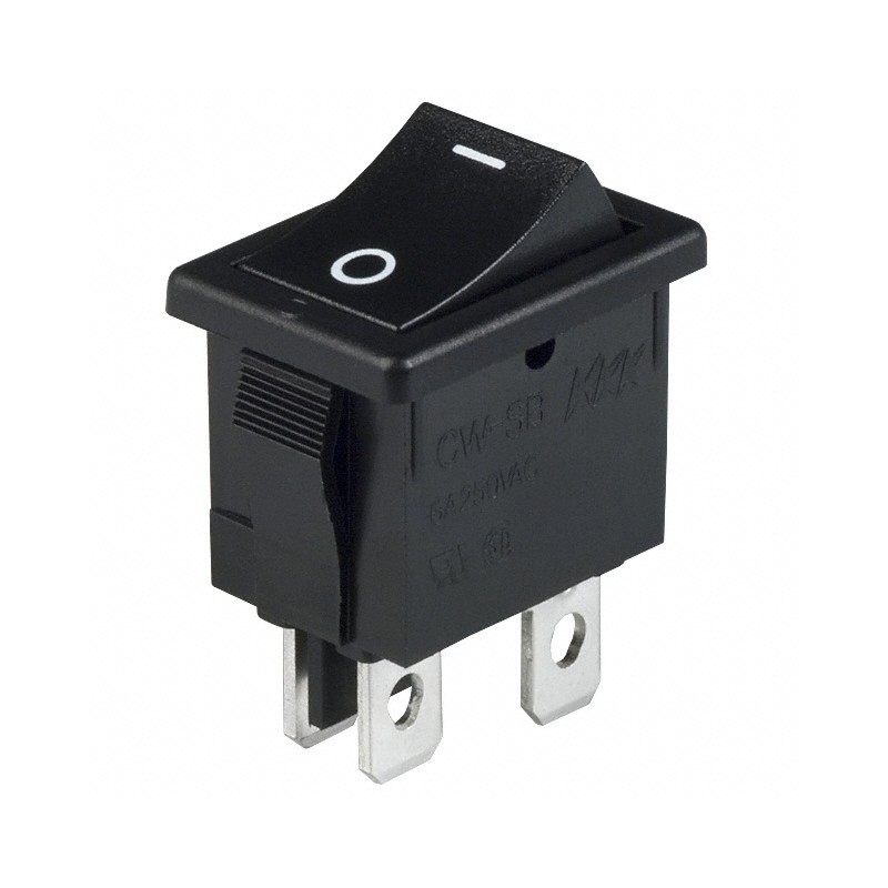 1 pcs : CWSB21AA1F - SWITCH ROCKER DPST 6A 250V